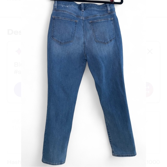 Talbots Women's 8P Petite Straight Leg Blue Denim Jeans - Picture 4 of 5